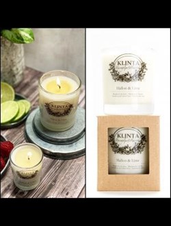Massageljus-Hallon & Lime