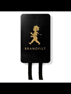 Brandfilt Solstickan Mattsvart/Guld