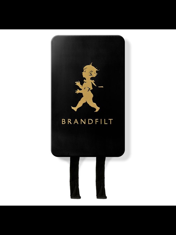 Brandfilt Solstickan Mattsvart/Guld ST40-17