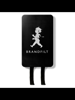 Brandfilt Solstickan Mattsvart/Silver