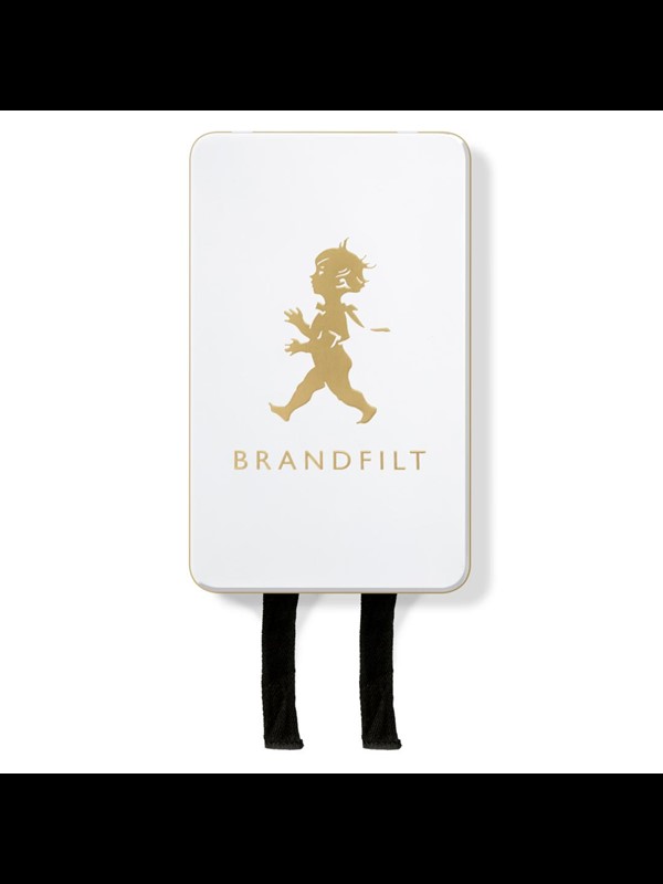 Brandfilt Solstickan högblank Vit/Guld ST40-18